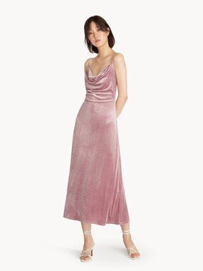 Birdy Grey Velvet Maxi Slipdress
